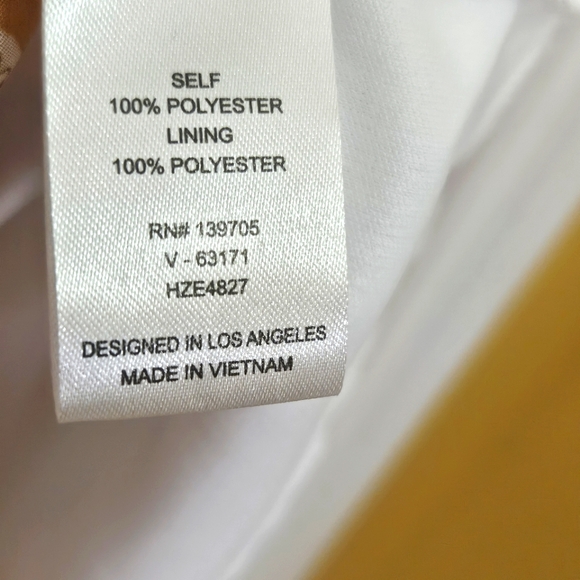 Emerald Sundae Blush Pink/Gold Floral Back Tie Cut-Out Mini Dress,Large,NWT - Picture 12 of 16